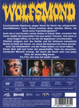 Wolfsmond - 2-Disc Limited Uncut Mediabook von WMM / Savoy Film - Inkl. Bonus Werwolf Film - Limitiert auf 133 Stück & nummeriert - DVD - Cover A - Neu & OVP